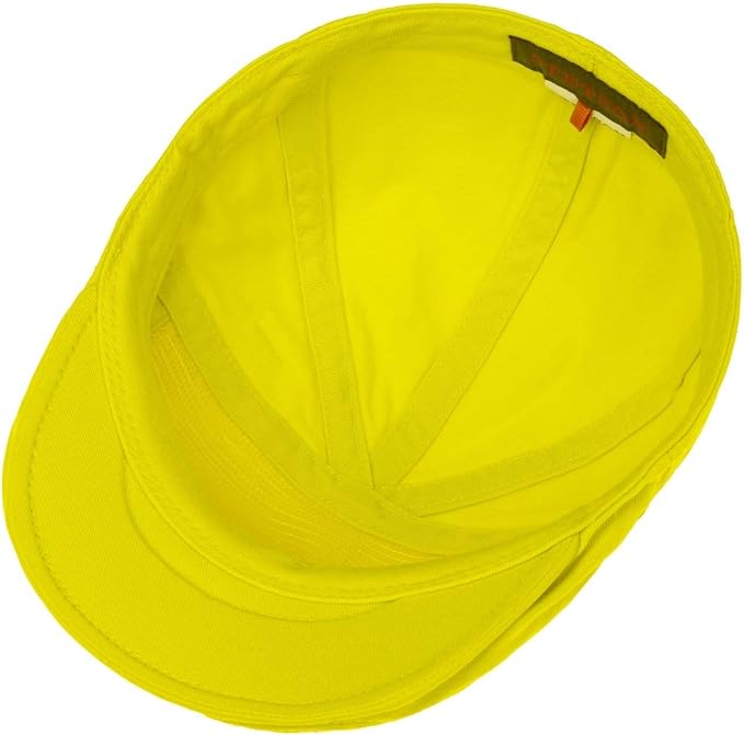 Stetson - platte pet - Paradise Cotton Herenpet van katoen, platte pet met uv-bescherming 40 - geel