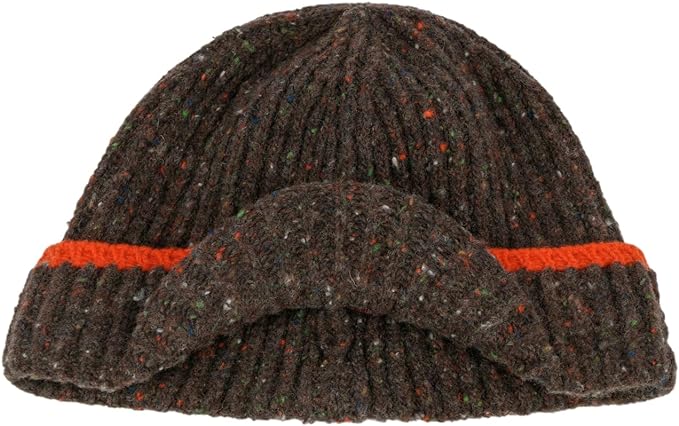 Stetson - beanie - muts - Deer met Klep bruin - oranje