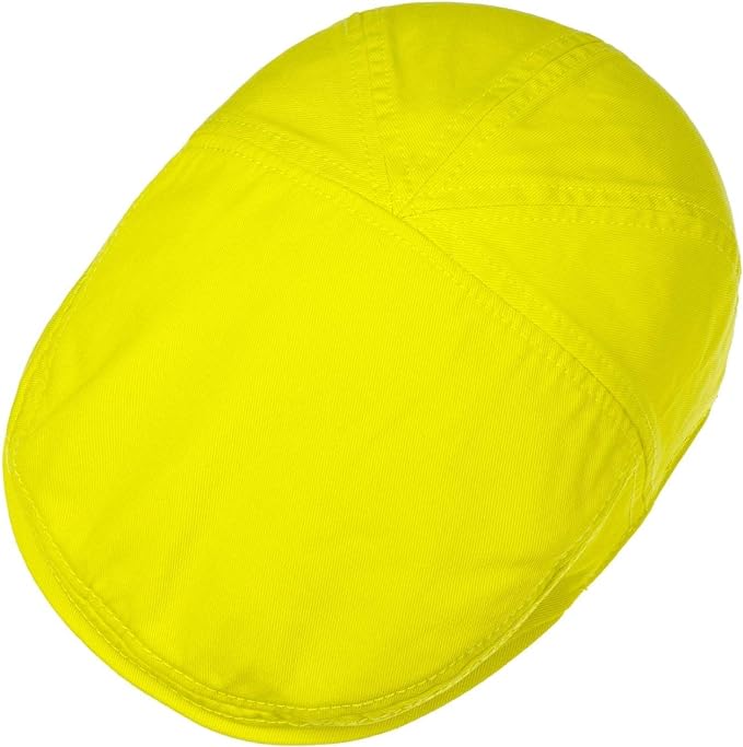 Stetson - platte pet - Paradise Cotton Herenpet van katoen, platte pet met uv-bescherming 40 - geel