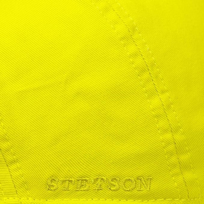 Stetson - platte pet - Paradise Cotton Herenpet van katoen, platte pet met uv-bescherming 40 - geel